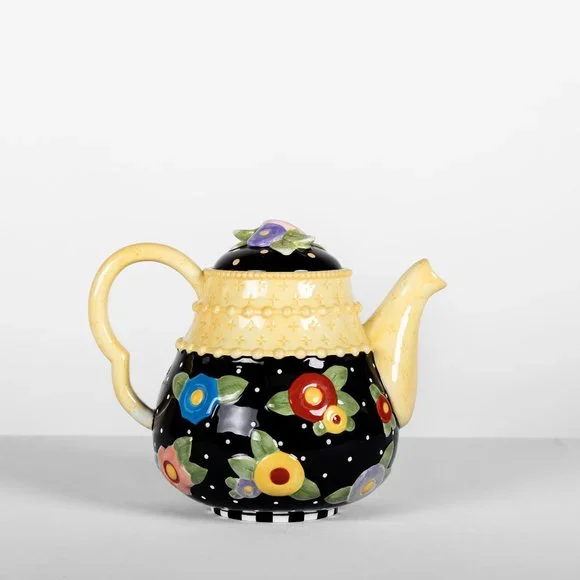 Set of 5 Mary Engelbreit Collectible Tea Pots - Picture 1 of 15